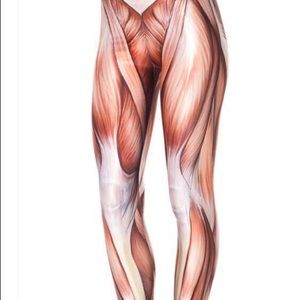 Rare! Museum Blackmilk muscle leggings